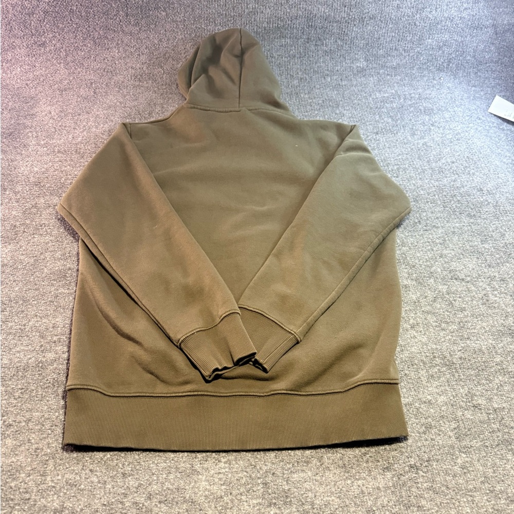 Men's Olive Crewneck Sweater - Picture 8 of 8